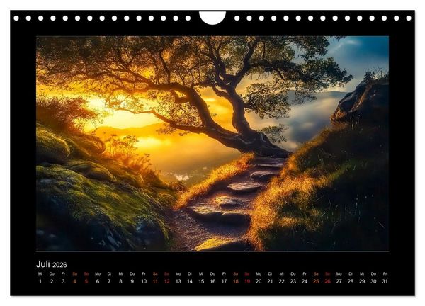 Produktbild: Abenteuerliche Wege (Wandkalender 2026 DIN A4 quer), CALVENDO Monatskalender