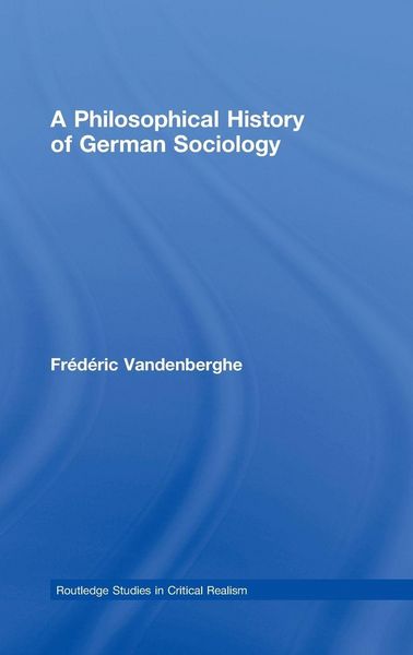 Produktbild: A Philosophical History of German Sociology