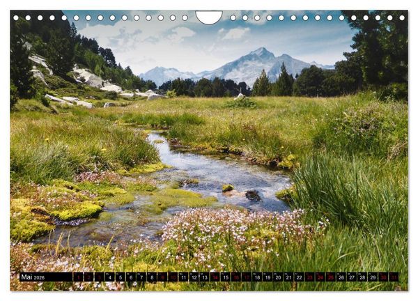 Produktbild: Zauber der Pyren&auml;en - Wandern in den &ouml;stlichen Pyren&auml;en (Wandkalender 2026 DIN A4 quer), CALVENDO Monatskalender