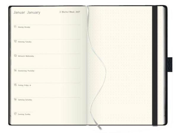 Produktbild: Buchkalender Times Small12 Balaton schwarz 2027