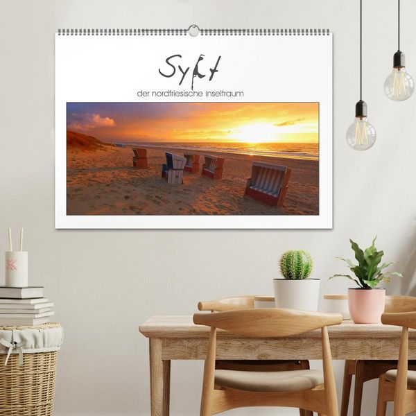 Produktbild: Sylt, der nordfriesische Inseltraum (Wandkalender 2026 DIN A2 quer), CALVENDO Monatskalender