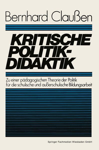 Produktbild: Kritische Politikdidaktik