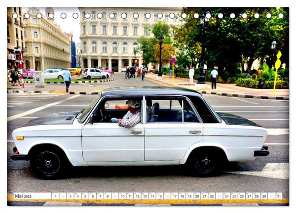 Produktbild: LADA-LAND KUBA (Tischkalender 2026 DIN A5 quer), CALVENDO Monatskalender