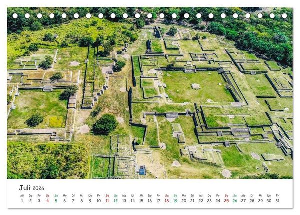 Produktbild: Mexico von oben (Tischkalender 2026 DIN A5 quer), CALVENDO Monatskalender