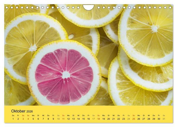 Produktbild: Gibt das Leben dir Zitronen, frag nach Zucker und Gew&uuml;rzen! (Wandkalender 2026 DIN A4 quer), CALVENDO Monatskalender