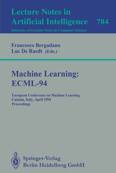 Produktbild: Machine Learning: ECML-94