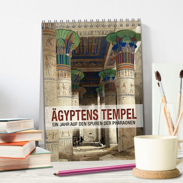 Produktbild: &Auml;gyptens Tempel (Tischkalender 2026 DIN A5 hoch), CALVENDO Monatskalender