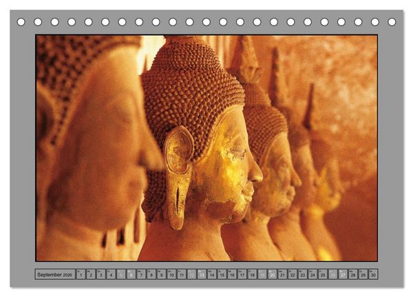 Produktbild: S&Uuml;DOSTASIEN Im Reich des Buddha (Tischkalender 2026 DIN A5 quer), CALVENDO Monatskalender