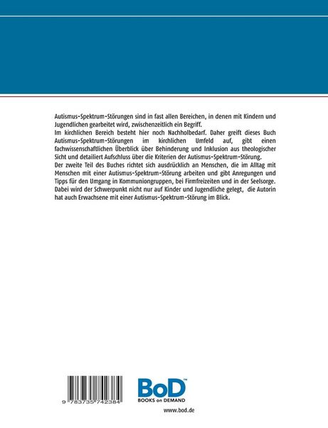 Produktbild: Autismus-Spektrum-St&ouml;rungen im kirchlichen Umfeld