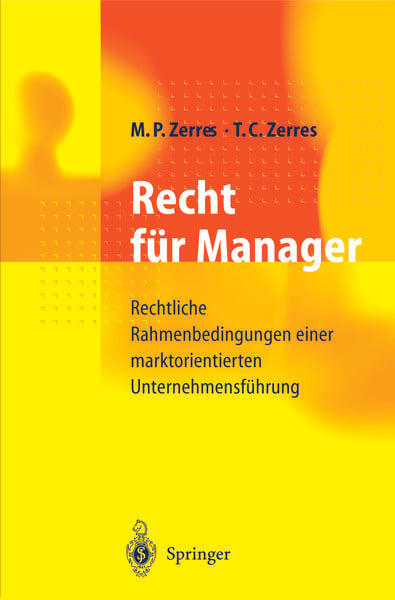 Produktbild: Recht f&uuml;r Manager