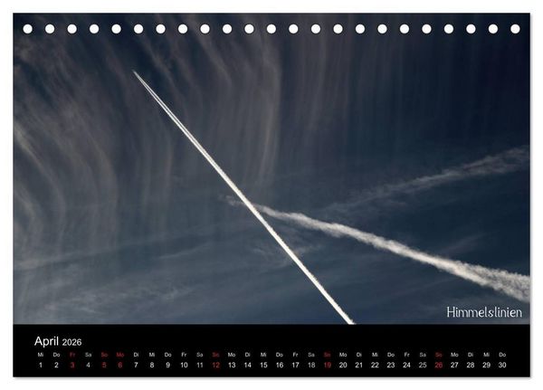 Produktbild: Wolken-Kunstwerke (Tischkalender 2026 DIN A5 quer), CALVENDO Monatskalender