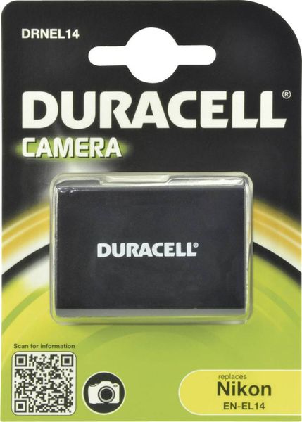 Duracell EN-EL14 Kamera-Akku ersetzt Original-Akku (Kamera) EN-EL14 7.4V 950 mAh