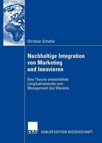 Produktbild: Nachhaltige Integration von Marketing und Innovieren