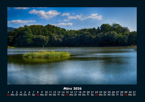 Produktbild: Die Seen der Erde 2026 Fotokalender DIN A4