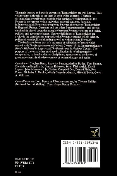 Produktbild: Romanticism in National Context