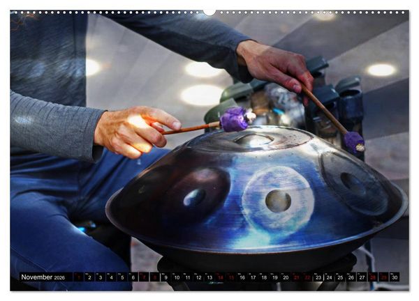 Produktbild: Percussion - Rhythmus im Blut (Wandkalender 2026 DIN A2 quer), CALVENDO Monatskalender