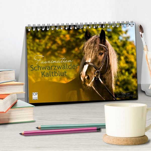 Produktbild: Faszination Schwarzw&auml;lder Kaltblut (Tischkalender 2026 DIN A5 quer), CALVENDO Monatskalender