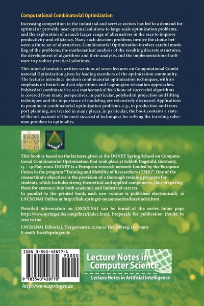 Produktbild: Computational Combinatorial Optimization