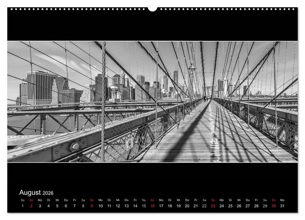 Produktbild: NEW YORK CITY H&ouml;hepunkte im Panoramaformat (Wandkalender 2026 DIN A2 quer), CALVENDO Monatskalender