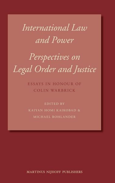 Produktbild: International Law and Power: Perspectives on Legal Order and Justice