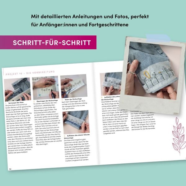 Produktbild: Let's Stitch Flowers by @fredi_boldt