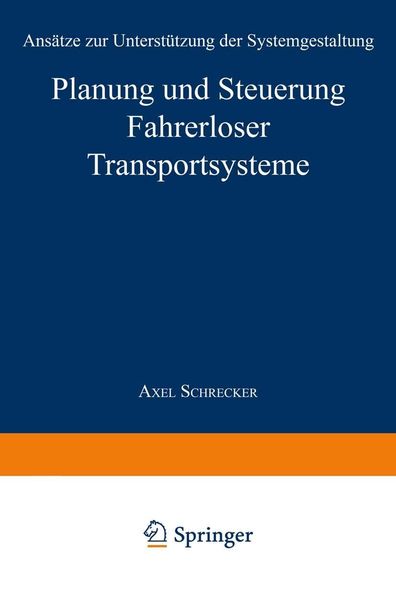 Produktbild: Planung und Steuerung Fahrerloser Transportsysteme