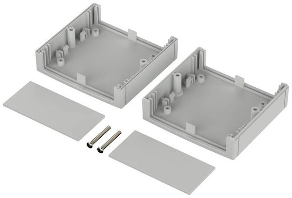 Produktbild: Bopla UNIMAS U 85 26085000 Elektronikgeh&auml;use 85 x 81 x 40 Polystyrol (EPS) Lichtgrau (RAL 7035) 1 St.