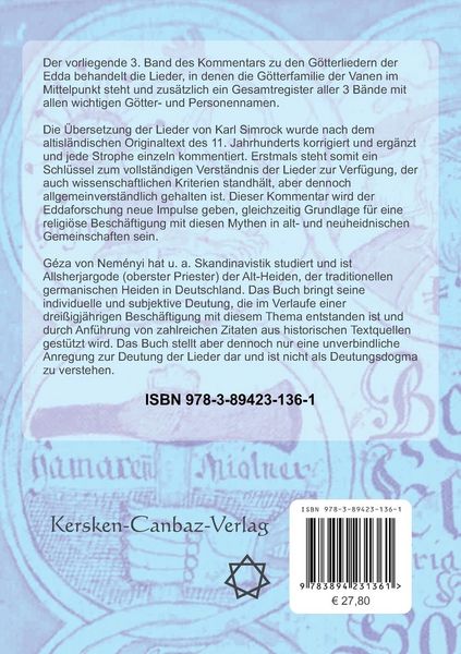 Produktbild: Kommentar zu den G&ouml;tterliedern der Edda