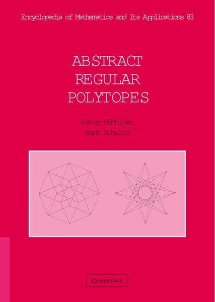 Produktbild: Abstract Regular Polytopes