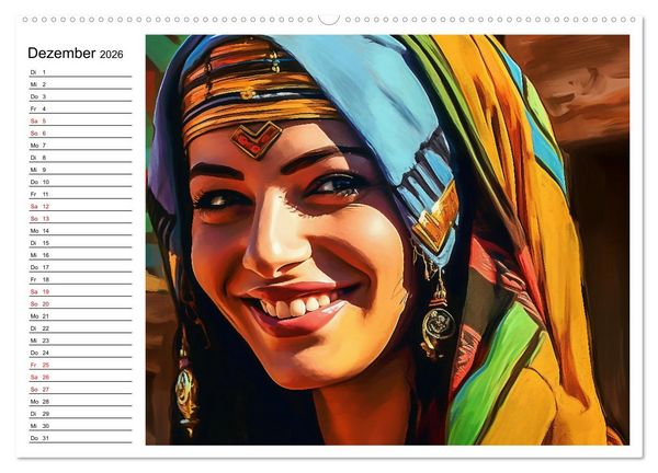 Produktbild: Vollkommen Weiblich (Wandkalender 2026 DIN A2 quer), CALVENDO Monatskalender