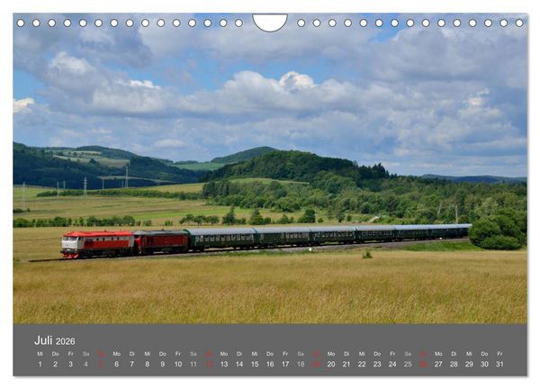 Produktbild: Eisenbahn Kalender 2026 - Oberlausitz und Nachbarl&auml;nder (Wandkalender 2026 DIN A4 quer), CALVENDO Monatskalender