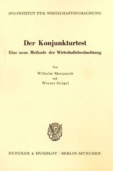 Produktbild: Der Konjunkturtest.