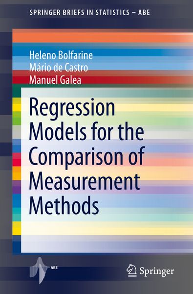 Produktbild: Regression Models for the Comparison of Measurement Methods
