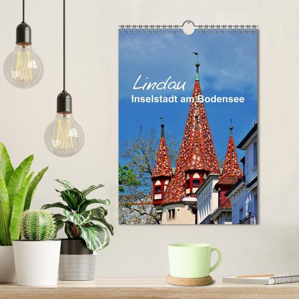 Produktbild: Lindau - Inselstadt am Bodensee (Wandkalender 2026 DIN A4 hoch), CALVENDO Monatskalender
