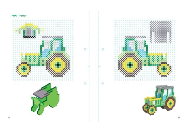 Produktbild: Mein buntes Vorlagenbuch: B&uuml;gelperlen 3D-Motive. 47 Figuren zum Zusammenstecken