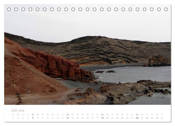 Produktbild: Die unwirkliche Welt von Lanzarote (Tischkalender 2026 DIN A5 quer), CALVENDO Monatskalender