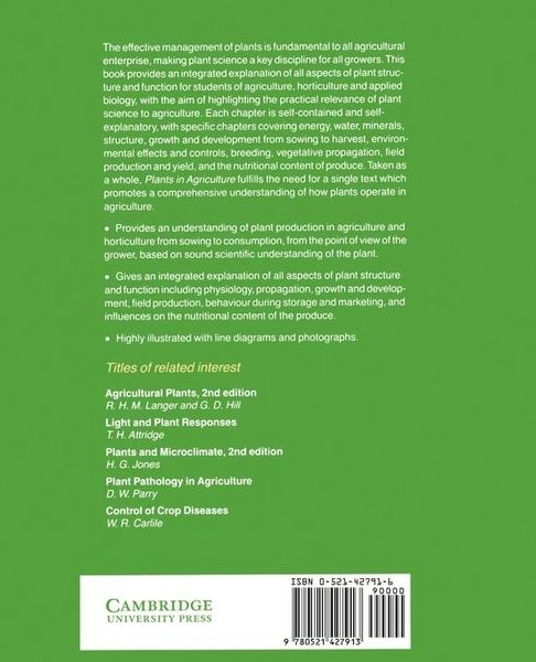 Produktbild: Plants in Agriculture