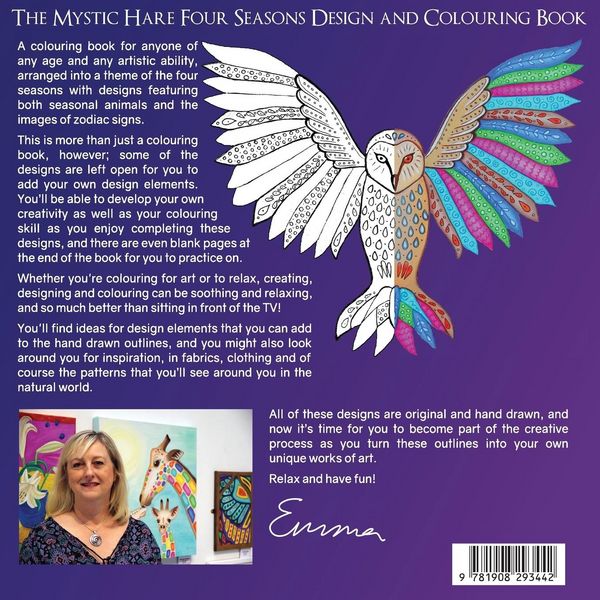 Produktbild: The Mystic Hare Four Seasons Design and Colouring Book