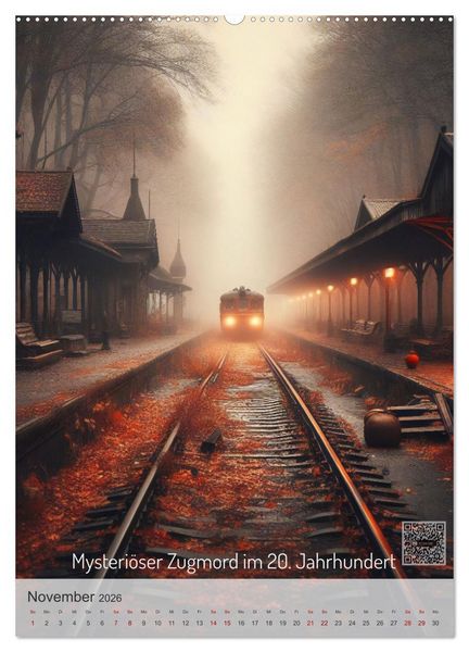 Produktbild: True Crime - Schatten der Vergangenheit (hochwertiger Premium Wandkalender 2026 DIN A2 hoch), Kunstdruck in Hochglanz