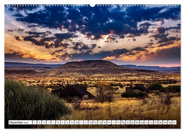 Produktbild: Namibia - Farben und Licht (hochwertiger Premium Wandkalender 2027 DIN A2 quer), Kunstdruck in Hochglanz