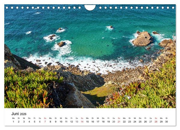 Produktbild: Europas einzigartige K&uuml;sten (Wandkalender 2026 DIN A4 quer), CALVENDO Monatskalender