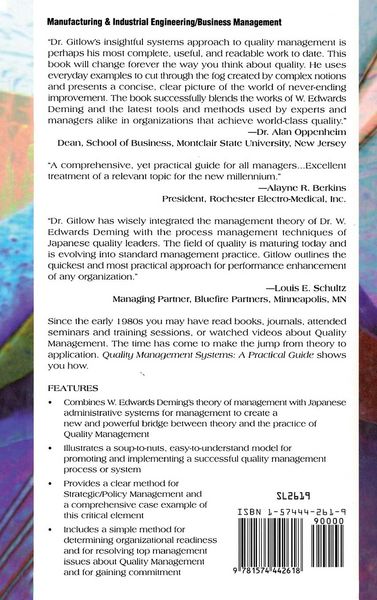 Produktbild: Quality Management Systems
