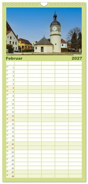 Produktbild: Familienplaner 2027 - Burghausen an der Salzach mit 5 Spalten (Wandkalender, 21 x 45 cm) CALVENDO