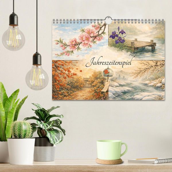 Produktbild: Jahreszeitenspiel (Wandkalender 2027 DIN A4 quer), CALVENDO Monatskalender