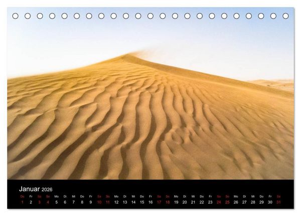 Produktbild: Sahara W&uuml;stentrekking (Tischkalender 2026 DIN A5 quer), CALVENDO Monatskalender