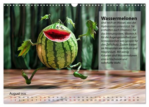 Produktbild: Tanzende Fr&uuml;chtchen (Wandkalender 2026 DIN A3 quer), CALVENDO Monatskalender