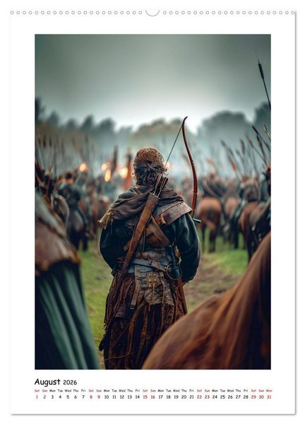 Produktbild: The Timeless Art of Archery (Wall Calendar 2026 DIN A2 portrait), CALVENDO 12 Month Wall Calendar