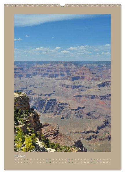 Produktbild: Erlebe mit mir den Grand Canyon (Wandkalender 2026 DIN A2 hoch), CALVENDO Monatskalender