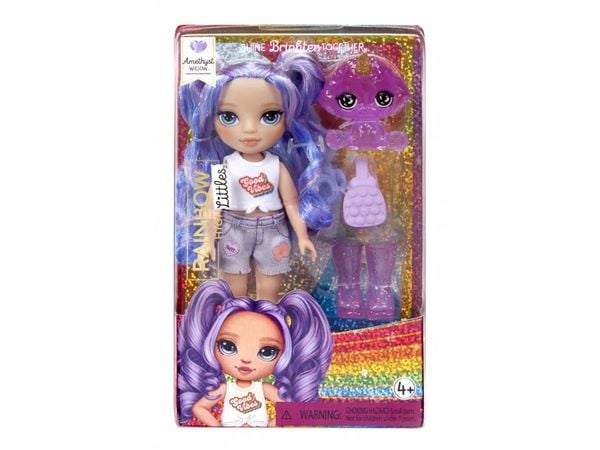 Puppe Rainbow High Littles Dolls Amethyst Purple Hair