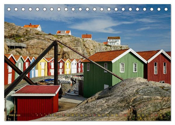 Produktbild: Westschweden - Flair einer K&uuml;ste in Licht und Farben (Tischkalender 2026 DIN A5 quer), CALVENDO Monatskalender